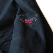 画像をギャラリービューアに読み込む, 1940's FRENCH BLACK MOLESKIN BACKSTRAP WORK JACKET (LARGE) MINT CONDITION