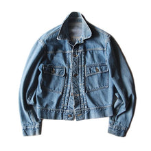 画像をギャラリービューアに読み込む, 1950's "CANT BUSTEM" 2ND TYPE DENIM JACKET (MEDIUM)