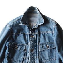 画像をギャラリービューアに読み込む, 1950's "CANT BUSTEM" 2ND TYPE DENIM JACKET (MEDIUM)