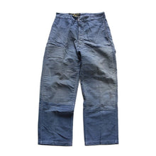 Load image into Gallery viewer, 1940's "LE MONT ST MICHEL" FADED PATCHWORK MOLESKIN PANTS (W32)