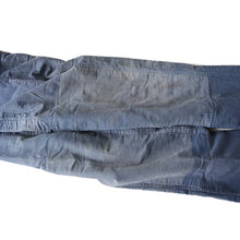 Load image into Gallery viewer, 1940's "LE MONT ST MICHEL" FADED PATCHWORK MOLESKIN PANTS (W32)