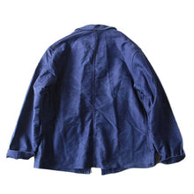 画像をギャラリービューアに読み込む, 1940's "LE MONT ST MICHEL" MOLESKIN WORK JACKET (X-LARGE) MINT CONDITION