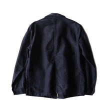 Load image into Gallery viewer, 1950's FRENCH V-POCKET BLACK MOLESKIN WORK JACKET (LARGE) MINT CONDITION