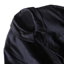 Load image into Gallery viewer, 1950's FRENCH V-POCKET BLACK MOLESKIN WORK JACKET (LARGE) MINT CONDITION