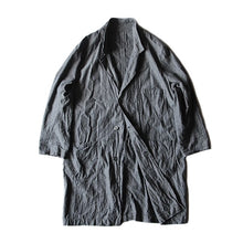 画像をギャラリービューアに読み込む, N.O.S VINTAGE ITALY MILITARY GLAY CHAMBRAY COAT (LARGE)