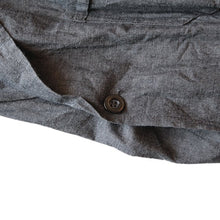 画像をギャラリービューアに読み込む, N.O.S VINTAGE ITALY MILITARY GLAY CHAMBRAY COAT (LARGE)