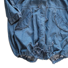 画像をギャラリービューアに読み込む, OLD M-65 STYLE DENIM FISHTAIL PARKA (X-SMALL)