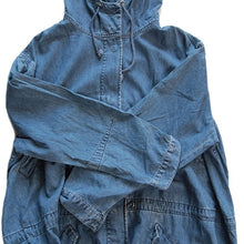 画像をギャラリービューアに読み込む, OLD M-65 STYLE DENIM FISHTAIL PARKA (X-SMALL)