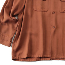 Load image into Gallery viewer, 1950's "PENNEY'S" RAYON BOX L / S SHIRT (X-LARGE)