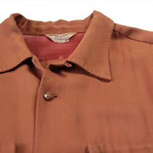 Load image into Gallery viewer, 1950's "PENNEY'S" RAYON BOX L / S SHIRT (X-LARGE)
