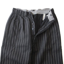 Load image into Gallery viewer, VINTAGE FRENCH STRIPE WOOL SLACKS (W29)