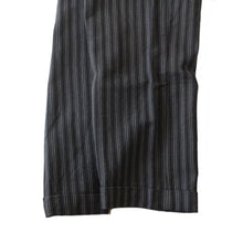 Load image into Gallery viewer, VINTAGE FRENCH STRIPE WOOL SLACKS (W29)