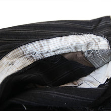 Load image into Gallery viewer, VINTAGE FRENCH STRIPE WOOL SLACKS (W29)