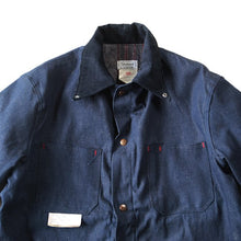 画像をギャラリービューアに読み込む, N.O.S 1960's "MADEWELL" DENIM CHORE JACKET (LARGE)