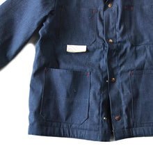 画像をギャラリービューアに読み込む, N.O.S 1960's "MADEWELL" DENIM CHORE JACKET (LARGE)