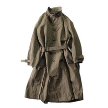 画像をギャラリービューアに読み込む, N.O.S 1940's〜 "FRENCH ARMY" MOTOR CYCLE OVER COAT (SIZE 2 MEDIUM-LARGE)