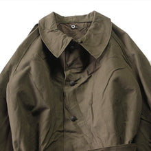 画像をギャラリービューアに読み込む, N.O.S 1940's〜 "FRENCH ARMY" MOTOR CYCLE OVER COAT (SIZE 2 MEDIUM-LARGE)