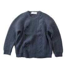 画像をギャラリービューアに読み込む, OLD FISHERMAN MIX WOOL SWEATER (UNISEX)