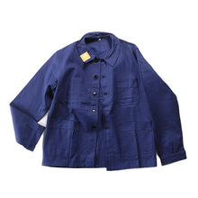 画像をギャラリービューアに読み込む, N.O.S "ADOLPHE LAFONT" COTTON TWILL WORK JACKET (LARGE)
