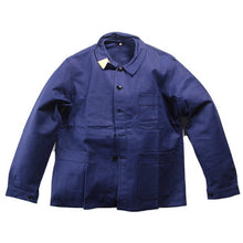 画像をギャラリービューアに読み込む, N.O.S "ADOLPHE LAFONT" COTTON TWILL WORK JACKET (LARGE)