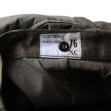 Load image into Gallery viewer, NOS 1960's M64 FRENCH ARMY FIELD PANTS (W30 EXTRA SHORT)