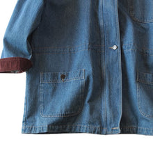 画像をギャラリービューアに読み込む, OLD "DENIM & CO." DENIM OVER COAT (UNISEX)