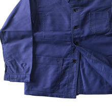 Load image into Gallery viewer, NOS 1950's FRENCH BLUE MOLESKIN WORK JACKET (MEDIUM)