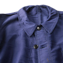 Load image into Gallery viewer, NOS 1950's FRENCH BLUE MOLESKIN WORK JACKET (MEDIUM)