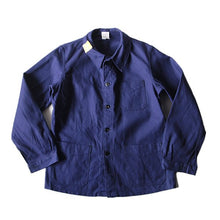 Load image into Gallery viewer, NOS FRENCH V-POCKET COTTON TWILL JACKET (MEDIUM)