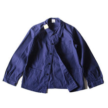 Load image into Gallery viewer, NOS FRENCH V-POCKET COTTON TWILL JACKET (MEDIUM)