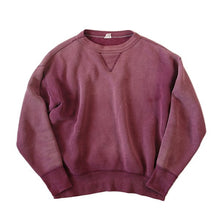 画像をギャラリービューアに読み込む, 1950's FRONT V COTTON SWEAT SHIRT (LARGE)