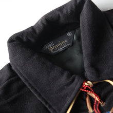 Load image into Gallery viewer, NOS 1960's "SEARS" BLACK VELOUE LACE UP PULLOVER (SMALL)