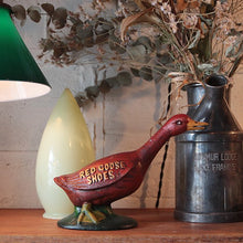 Load image into Gallery viewer, VINTAGE "RED GOOSE SHOES" CAST IRON ADVERTISING