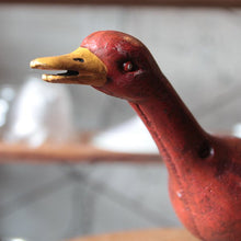 Load image into Gallery viewer, VINTAGE "RED GOOSE SHOES" CAST IRON ADVERTISING
