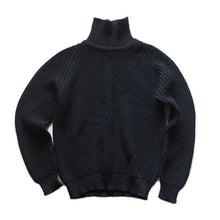 画像をギャラリービューアに読み込む, 1960's BLACK TURTLE NECK SWEATER (MEDIUM)