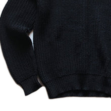 画像をギャラリービューアに読み込む, 1960's BLACK TURTLE NECK SWEATER (MEDIUM)