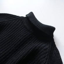 画像をギャラリービューアに読み込む, 1960's BLACK TURTLE NECK SWEATER (MEDIUM)