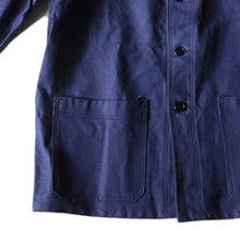 Load image into Gallery viewer, NOS ~ 1960's FRENCH WORK JACKET HEAVY COTTON TWILL (LARGE)