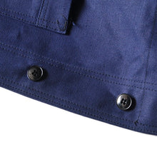 Load image into Gallery viewer, NOS ~ 1960's FRENCH WORK JACKET HEAVY COTTON TWILL (LARGE)