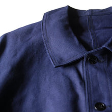 Load image into Gallery viewer, NOS ~ 1960's FRENCH WORK JACKET HEAVY COTTON TWILL (LARGE)