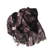 Load image into Gallery viewer, ~ 1950's "CISCO" FRINGE RAYON STOLE