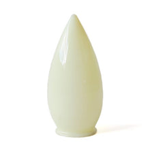 Load image into Gallery viewer, ANTIQUE TEARDROP YELLOW GLASS SHADE
