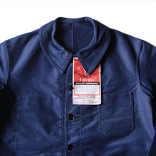 Load image into Gallery viewer, NOS 1950's BLUE MOLESKIN WORK JACKET (MEDIUM)