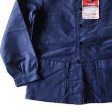 Load image into Gallery viewer, NOS 1950's BLUE MOLESKIN WORK JACKET (MEDIUM)