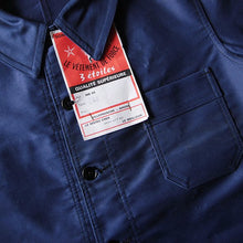 Load image into Gallery viewer, NOS 1950's BLUE MOLESKIN WORK JACKET (MEDIUM)