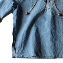 Load image into Gallery viewer, NOS 1960's FLANNEL DENIM LACEUP PULLOVER (LARGE)