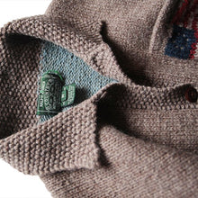 画像をギャラリービューアに読み込む, 1990's "POLO COUNTRY" AMERICAN FLAG WOOL CARDIGAN (UNISEX) MINT CONDITION