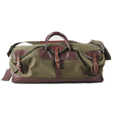 画像をギャラリービューアに読み込む, VINTAGE "GOKEYS" CANVAS & LEATER BOSTON BAG