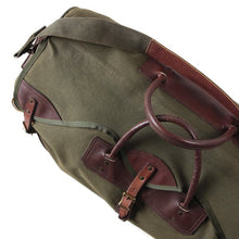 画像をギャラリービューアに読み込む, VINTAGE "GOKEYS" CANVAS & LEATER BOSTON BAG