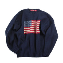 画像をギャラリービューアに読み込む, OLD AMERICAN FRAG SHETLAND WOOL  SWEATER (X-LARGE)